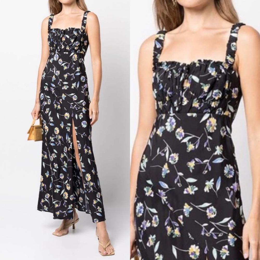 NICHOLAS Nina floral-print satin maxi dress, size 10
 $395
Size: 10
NICHOLAS
NWT - Picture 3 of 12